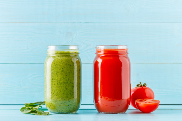 green red colored smoothies juice jar 266870 3158