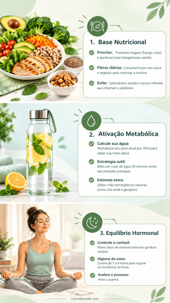 Dieta para Perder Barriga infografico